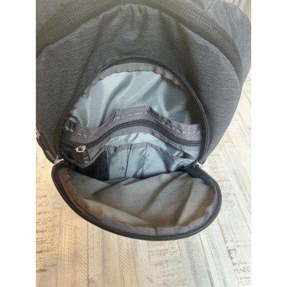 The North Face Vault Backpack Gray Pink Laptop School Travel Bag - Picture 7 of 7